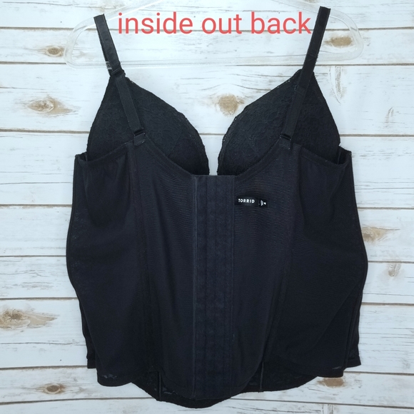 Torrid Curve Collection Bustier Size 4= 4X/26 - Picture 7 of 8